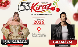 Kemalpaşa’da festival coşkusu: Altın Kiraz’da yıldızlar geçidi