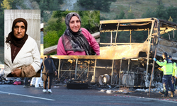 Denizli’deki otobüs faciasında ölen anne-kız İzmir’de defnedildi