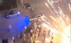 Bornova’da nişanda korku dolu anlar: Havai fişek kalabalığa yöneldi