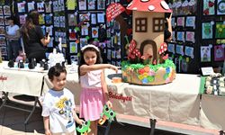 Bornova’da miniklerden sergi: Büyükpark renklendi