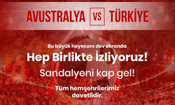 Balçova’da milli heyecan: Dev ekranda maç keyfi