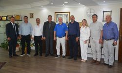 Oda başkanları ve sektör temsilcilerinden Yalçın Ata’ya ziyaret