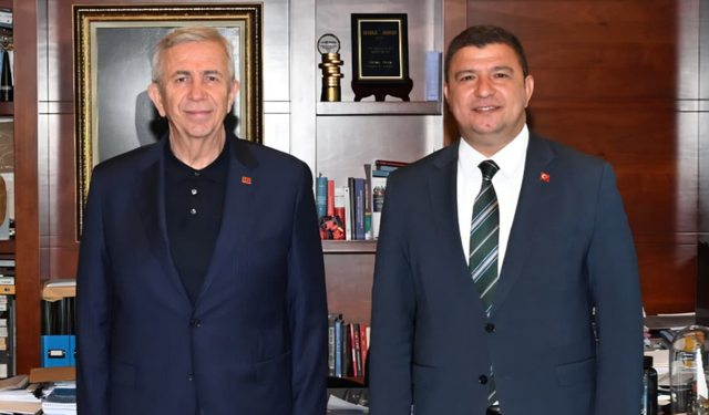 Başkan Okuroğlu’ndan Mansur Yavaş’a ziyaret: Tire için iş birliği vurgusu