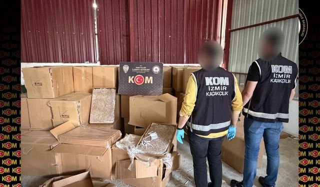 Bornova’da kaçakçılara dev darbe: Son 5 yılın rekoru