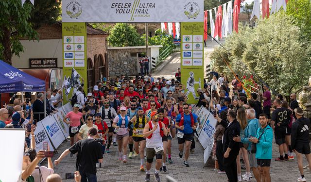 Efeler Yolu Ultra Trail’de madalyalar sahiplerini buldu