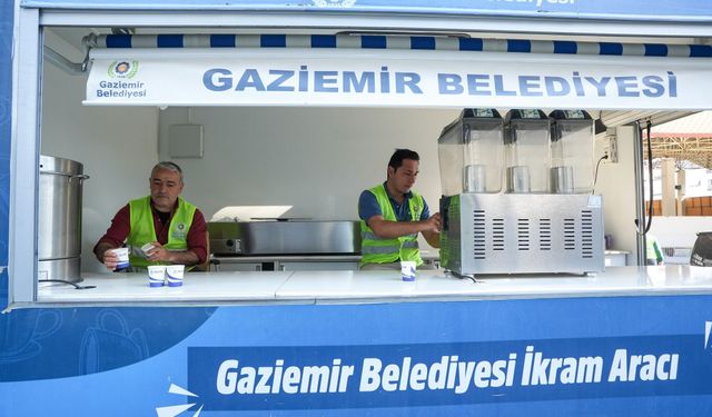 Gaziemir’de 1239 aileye acı gün desteği