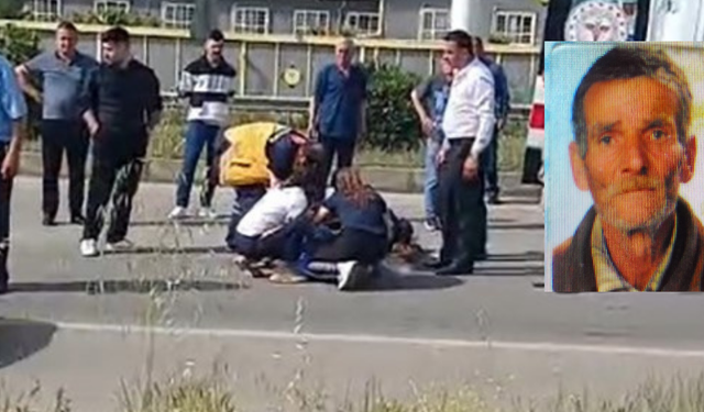 Salihli’de feci kaza: Otobüsün çarptığı yaşlı adam öldü
