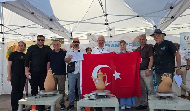 Menemen’in çömlek ustaları Avrupa'nın zirvesinde