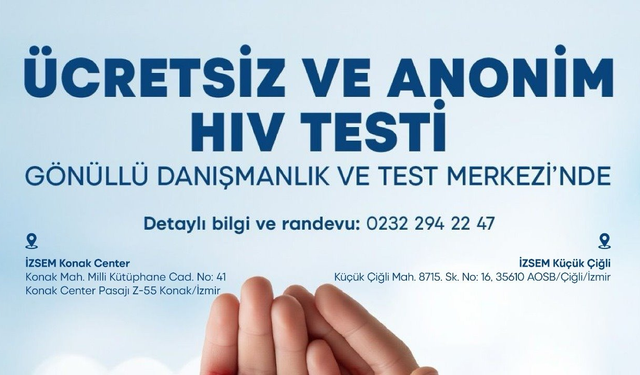 İzmir’de ücretsiz ve anonim test merkezi sayısı ikiye çıktı