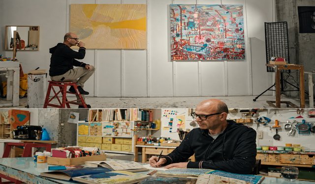 Ayvalık Belediyesi Sanat Galerisi'nde Yiğit Yazıcı rüzgârı