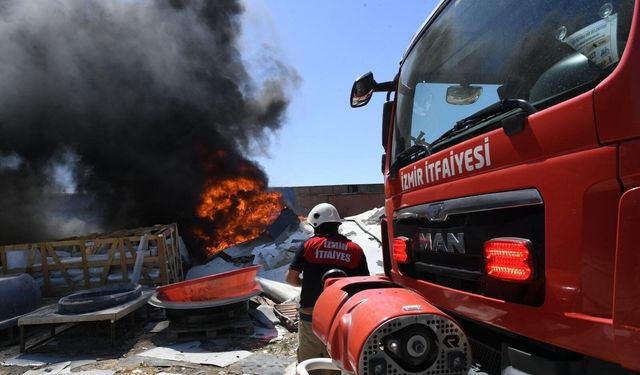 Çiğli’de korkutan yangın: Büyümeden kontrol altına alındı