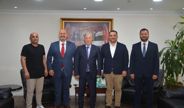 Girişimcilerden İESOB Başkanı Yalçın Ata’ya ziyaret