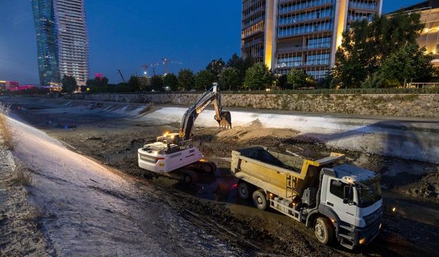 İZSU'dan Manda Çayı'nda 7 gün 24 saat çalışma