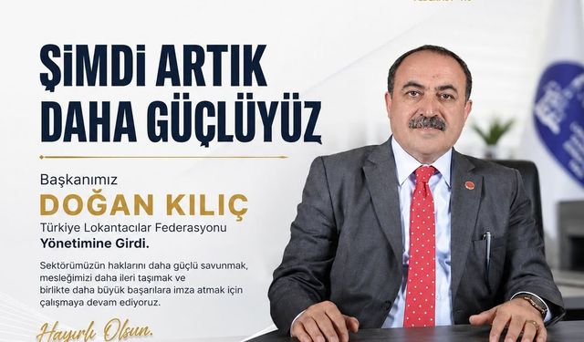 İzmir esnafına Ankara'da güçlü temsil: Doğan Kılıç seçildi
