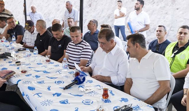 Dikili’ye dev altyapı yatırımı: İleri biyolojik arıtma tesisi ve dere ıslahı sürüyor