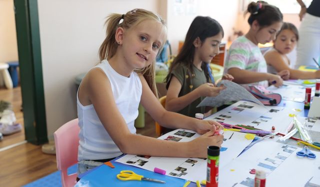 Konaklı çocuklar yaz tatilini dolu dolu geçiriyor