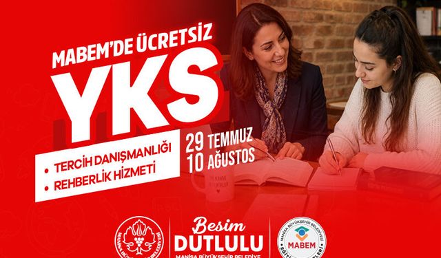 Manisa Büyükşehir'den üniversite adaylarına ücretsiz tercih desteği