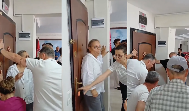CHP Nazilli’de “seçilmiş irade” nöbeti: Yeni başkan kapıda kaldı