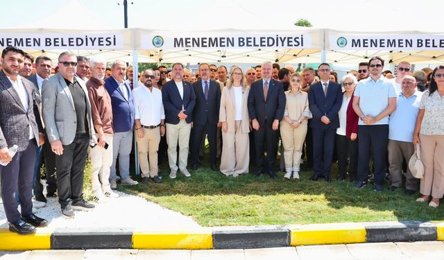 Menemen'de 18 bin metrekarelik dev TIR Parkı hizmete açıldı