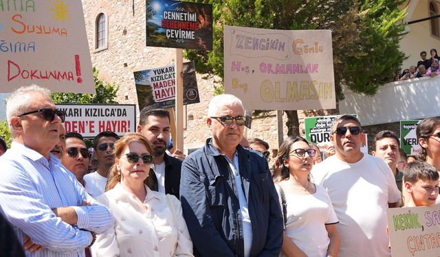 Kemalpaşa'da maden tepkisi: Başkan Türkmen sahaya çıktı!