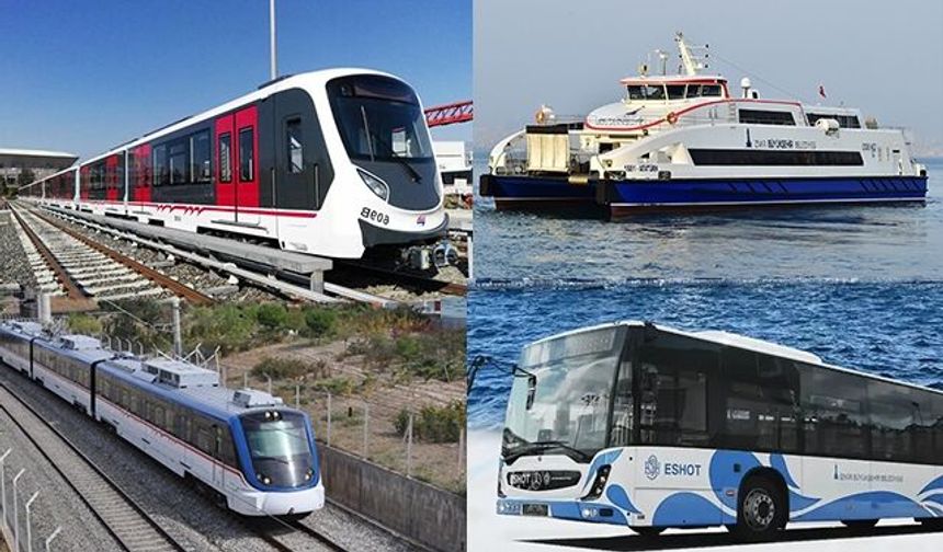 İzmir’de bayram boyunca toplu ulaşımda özel tarife