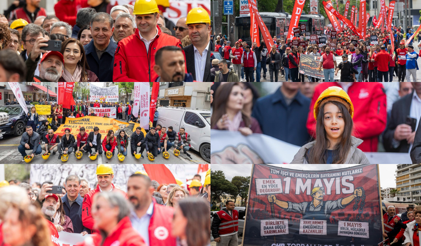 İzmir’de 1 Mayıs Emek ve Dayanışma Günü coşkusu!