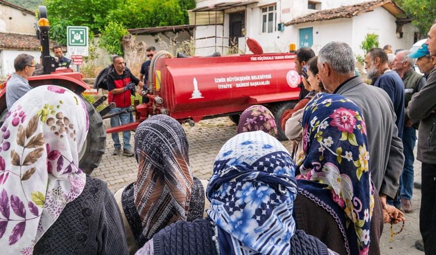Tire’de yangına karşı köy seferberliği: Vatandaşlar ilk müdahale için eğitiliyor
