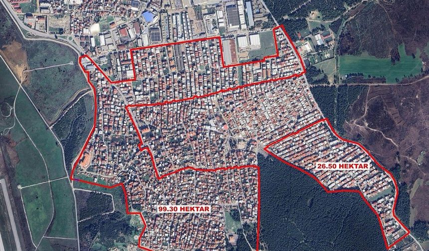 Gaziemir’de 175 hektarlık alanda imar hamlesi