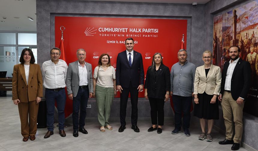 Demokrasi bileşenlerinden CHP İzmir’e destek ziyareti