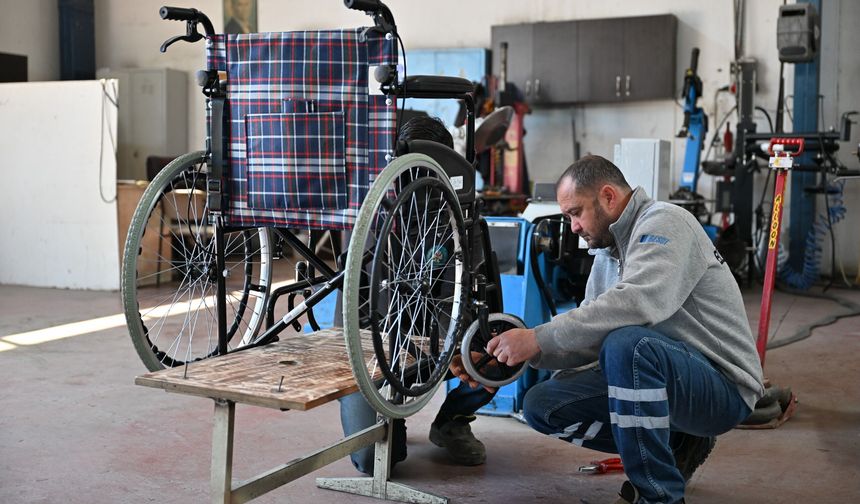 Manisa’da engellilere ücretsiz tamir desteği