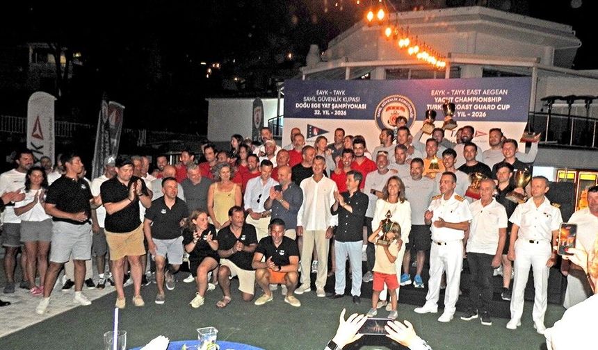 Çeşme’de yelken heyecanı ödül töreniyle noktalandı