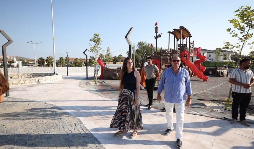 Başkan Denizli, park ve spor alanlarındaki çalışmalarını yerinde denetledi