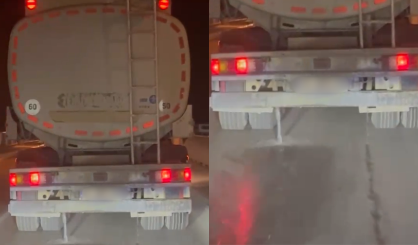 Ses Gazete paylaştı, emniyet yakaladı: Sarnıç Yolu’ndaki o tankere ceza