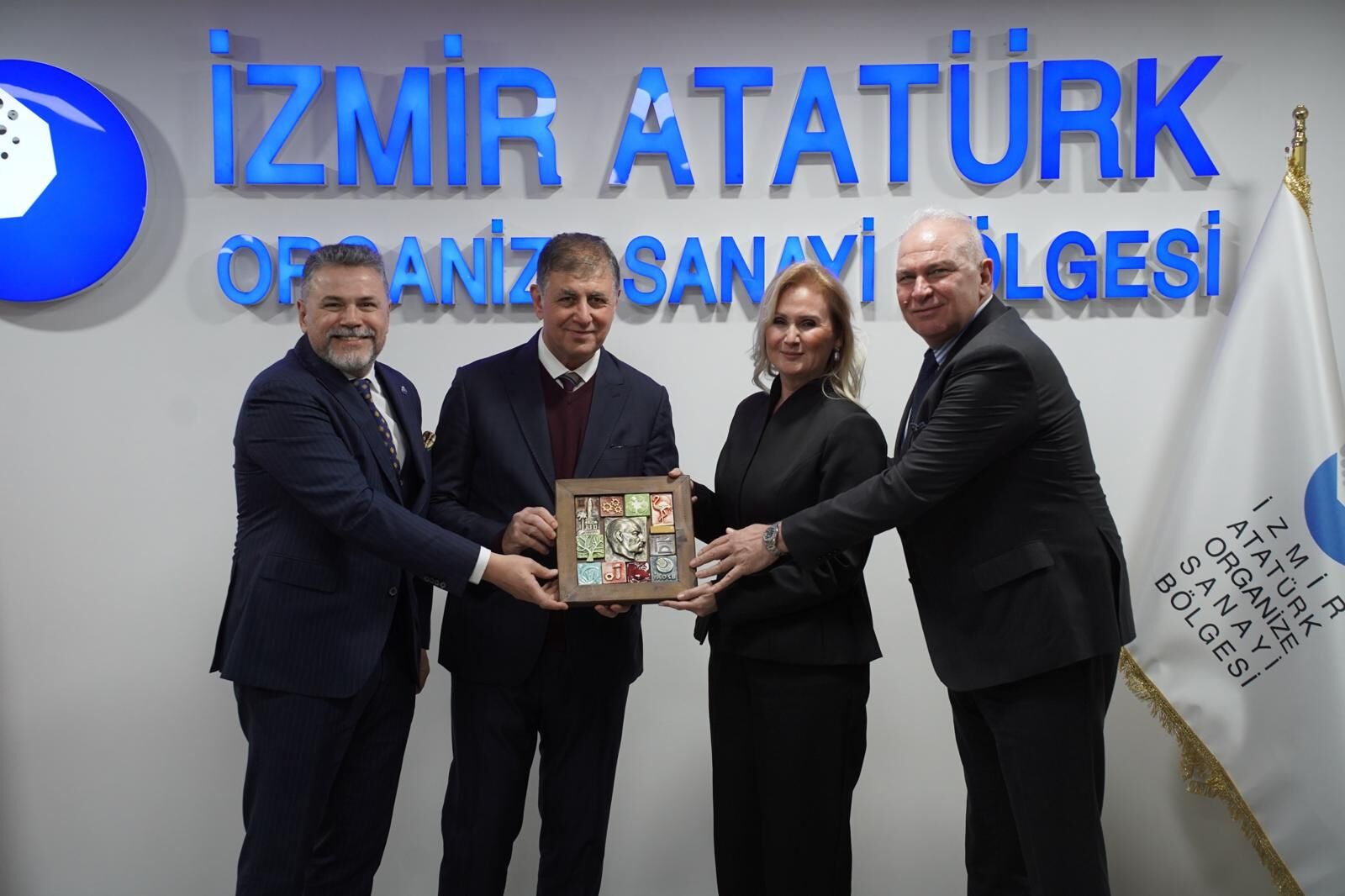 Başkan Tugay Ve Chp İl Yönetiminden İaosb’ye Ziyaret İaosb (8)