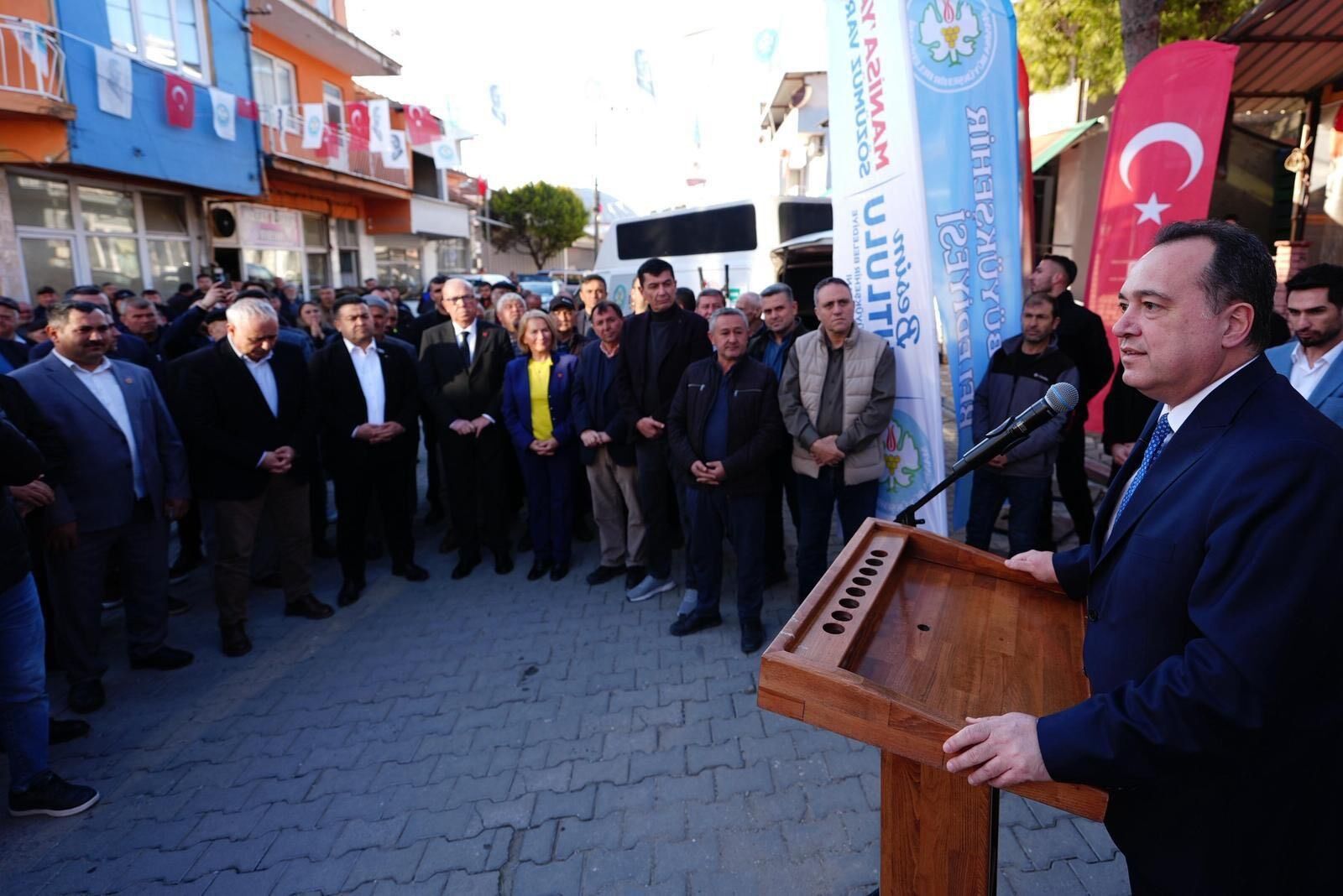 Başkan Dutlulu Gelenbe’de 4 Milyon Euro'luk Altyapı Yatırımını Başlattı (4)