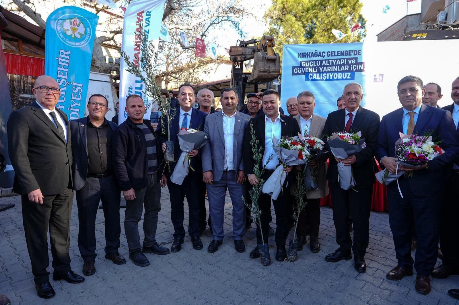 Başkan Dutlulu Gelenbe’de 4 Milyon Euro'luk Altyapı Yatırımını Başlattı (5)
