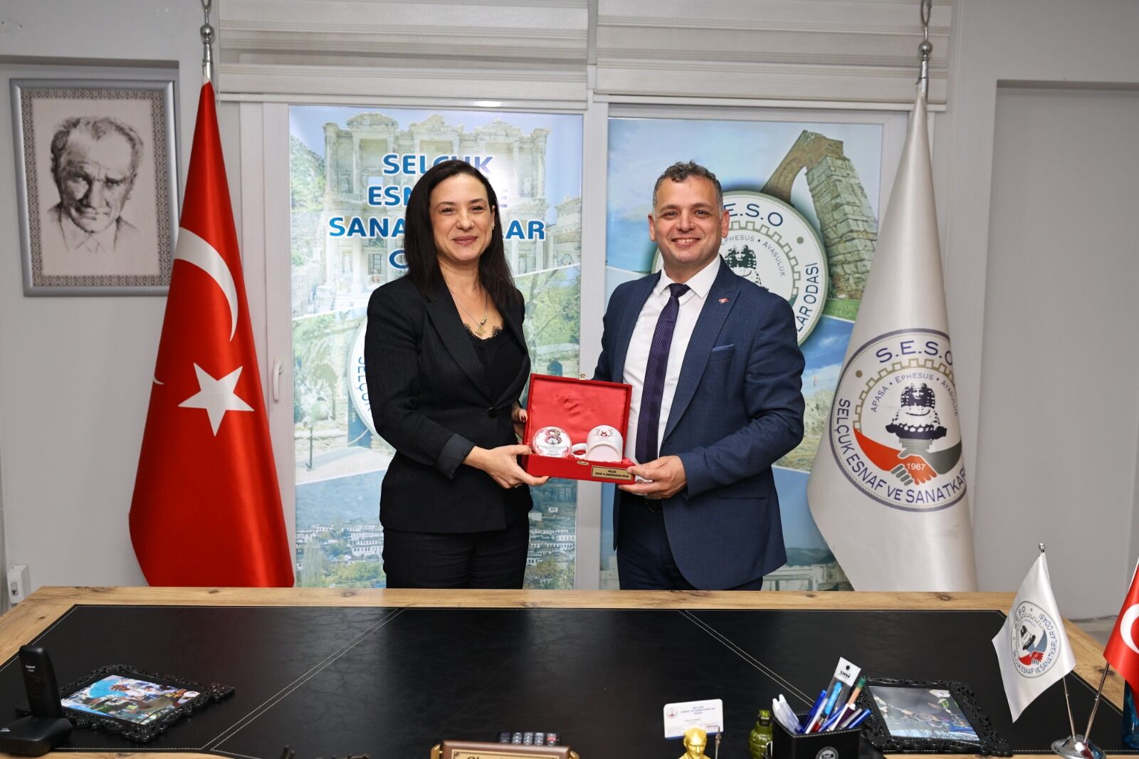 Başkan Sengel’den Oda Başkanlarina Zi̇yaret (4)