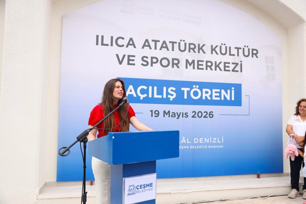 Çeşme’de 19 Mayıs Coşkusu Ilıca Atatürk Kültür Ve Spor Merkezi’nin Açılışıyla Taçlandıphoto 2026 05 19 16 04 19 2-1