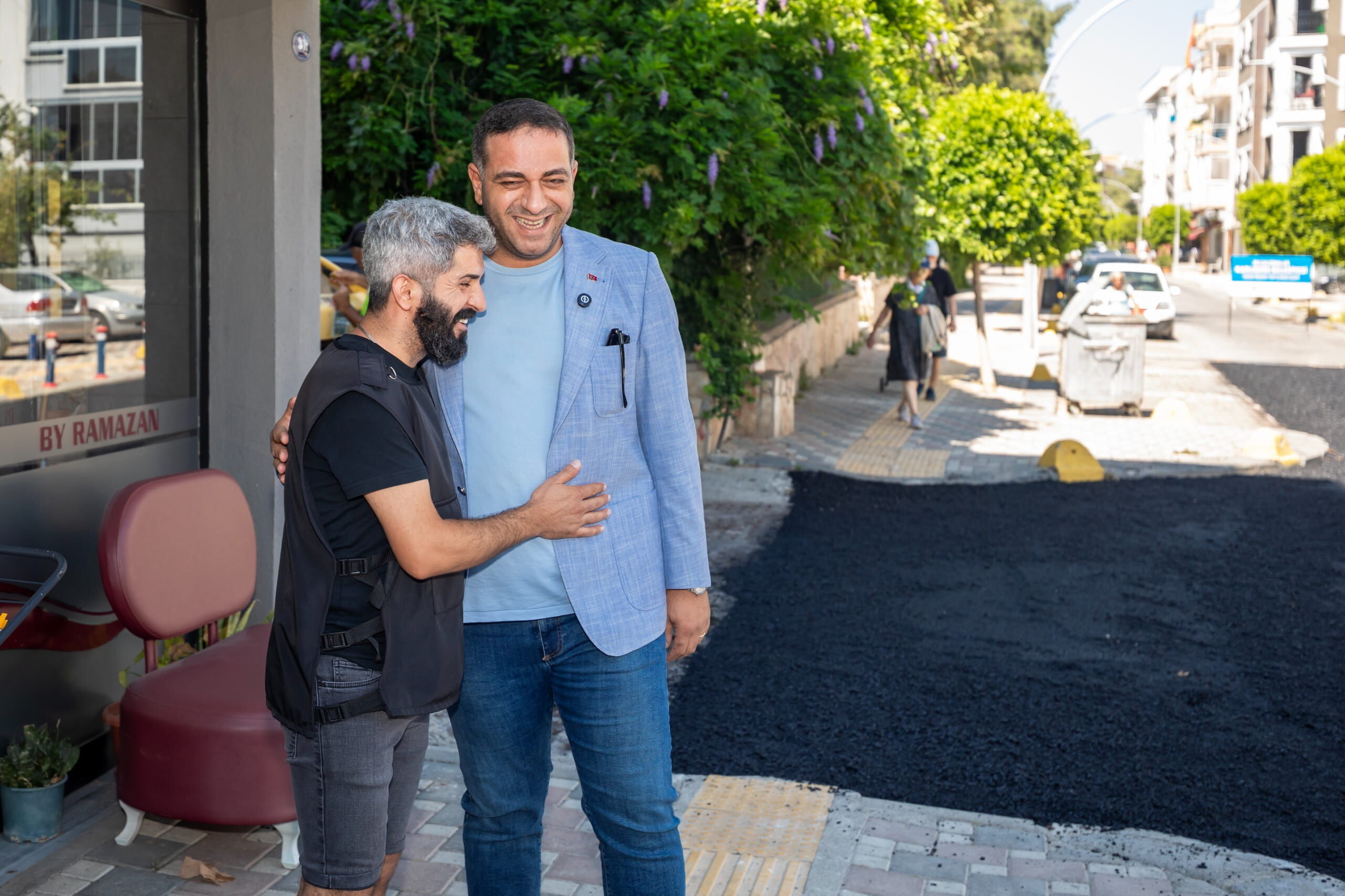 Başkan Erman Uzun Asfalt Seri̇m Çalişmalarini İnceledi̇ (3)